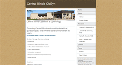 Desktop Screenshot of centralillinoisobgyn.com